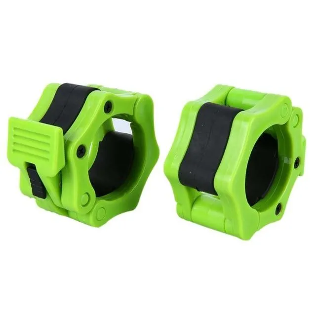 1 Pair 50MM Crossfit Dumbbells Barbell Clamps Collars Lock Fitness Musculation Standard Weightlifting Dambil Gym Plastic Buckle