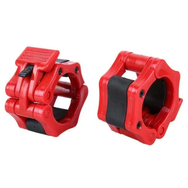 1 Pair 50MM Crossfit Dumbbells Barbell Clamps Collars Lock Fitness Musculation Standard Weightlifting Dambil Gym Plastic Buckle