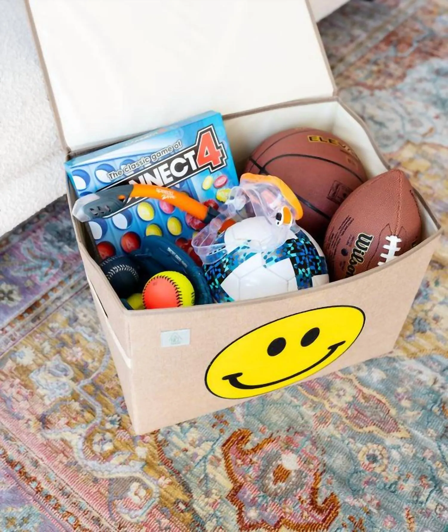 A Nice House - Kid's Collapsible Toy Box And Storage Box