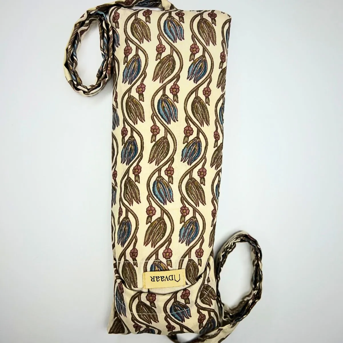 Eye Pillow | For Relaxation And Detox | Filled With Buckwheat Hull | Printed Beige