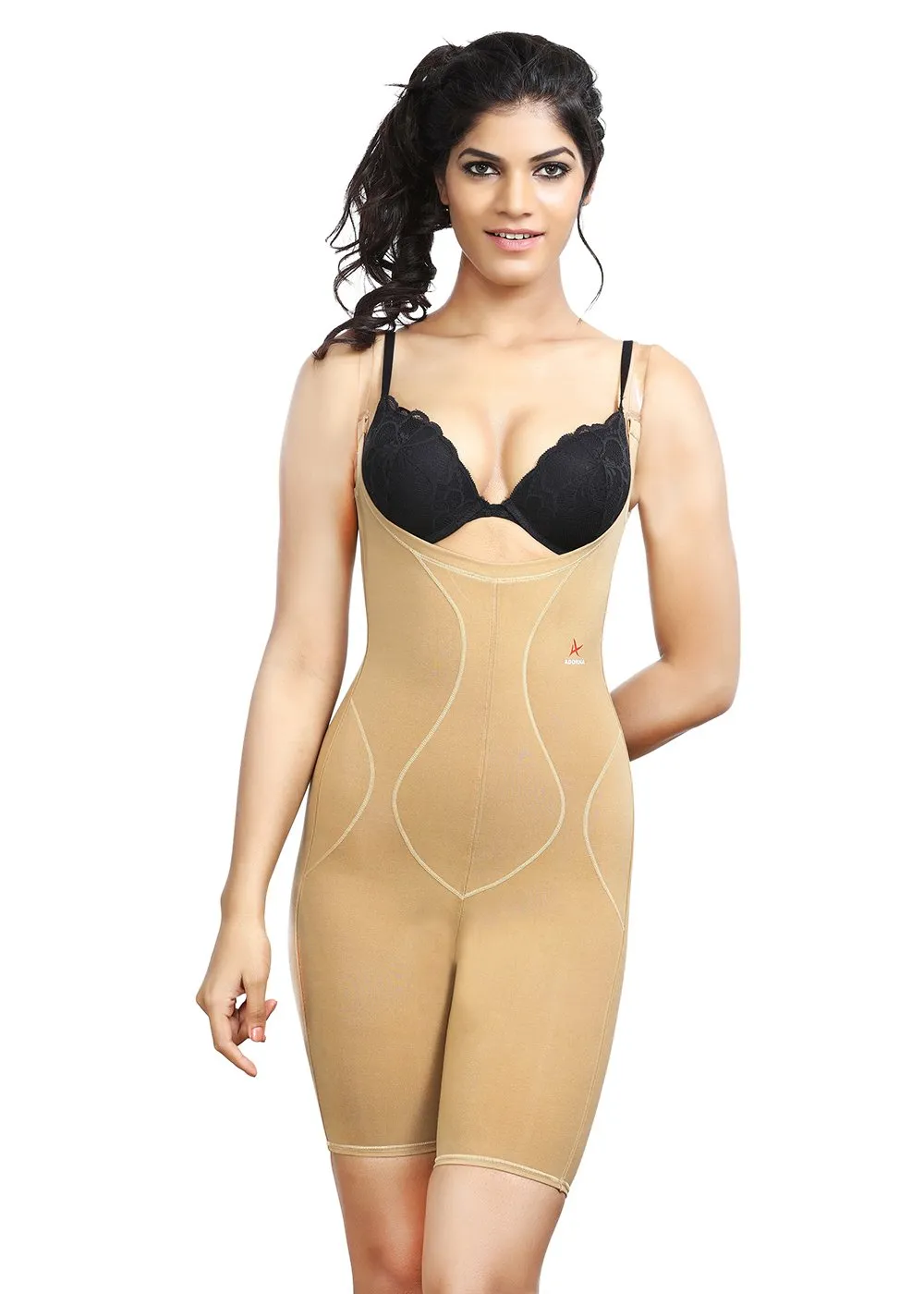 Full body shapewear slimmer for women Beige