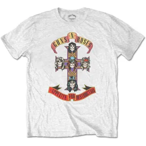Guns 'n' Roses "Appetite For Destruction" White T shirt