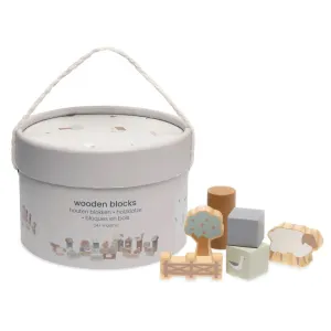 Jollein Wooden Blocks Set Farm