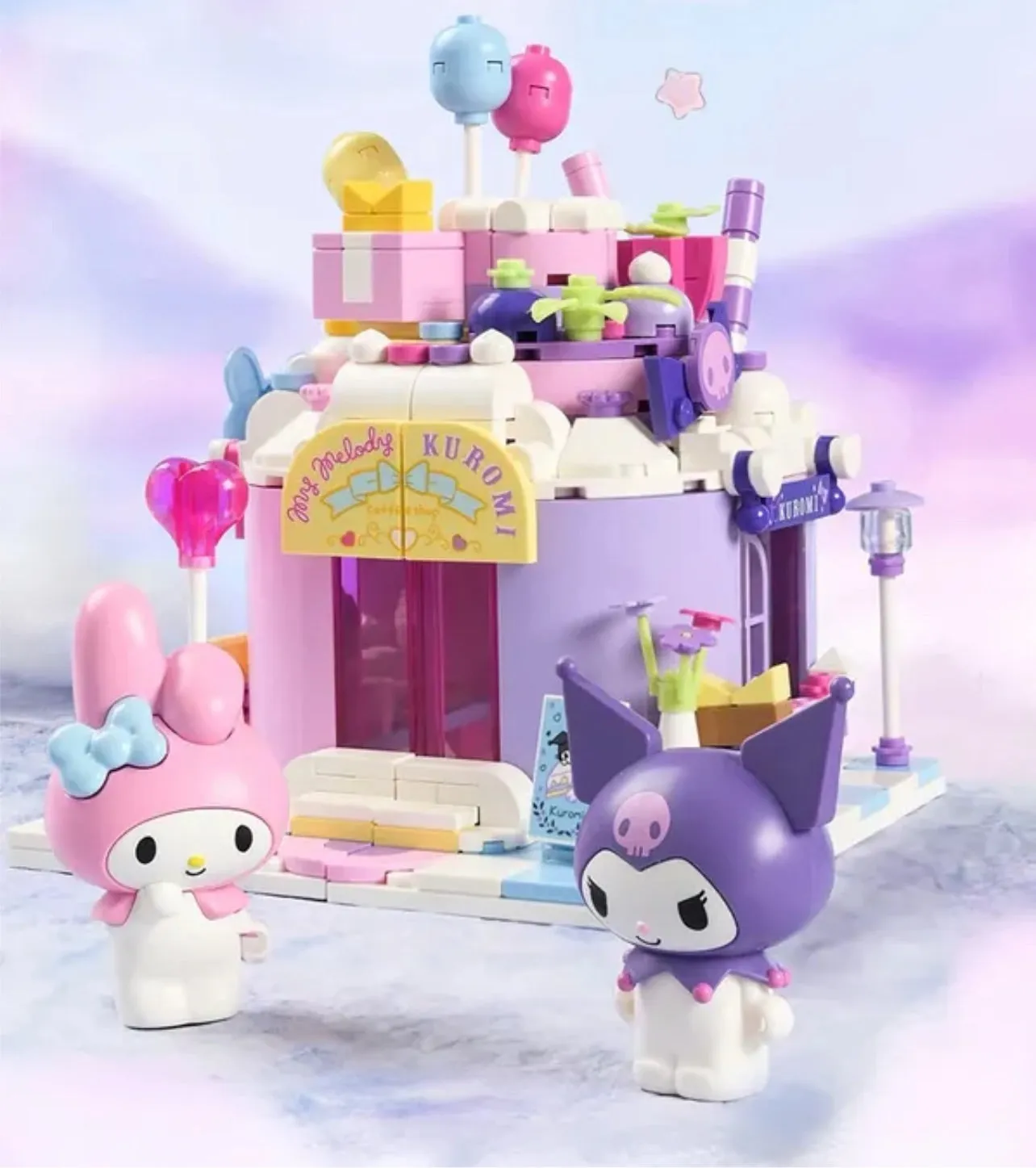 My Melody and Kuromi Cake Shop Set Blocks Sanrio