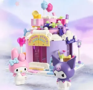 My Melody and Kuromi Cake Shop Set Blocks Sanrio