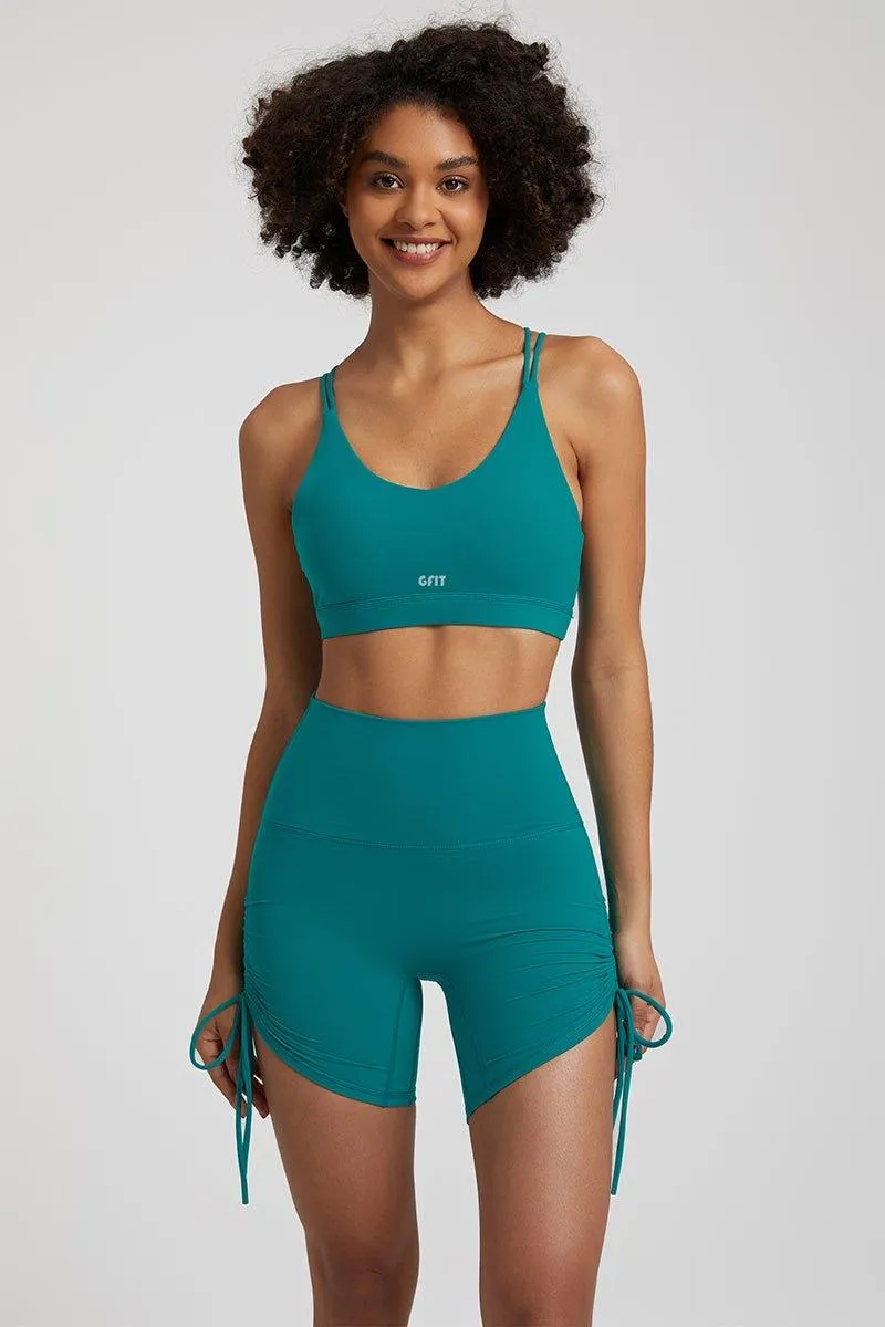 Women's GFIT 2.0 Drawstring Strap Shorts - Athletic Fit Sports Wear