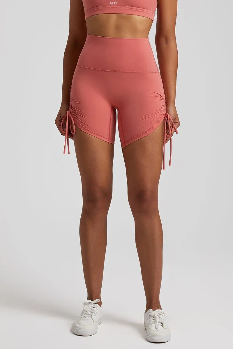 Women's GFIT 2.0 Drawstring Strap Shorts - Athletic Fit Sports Wear