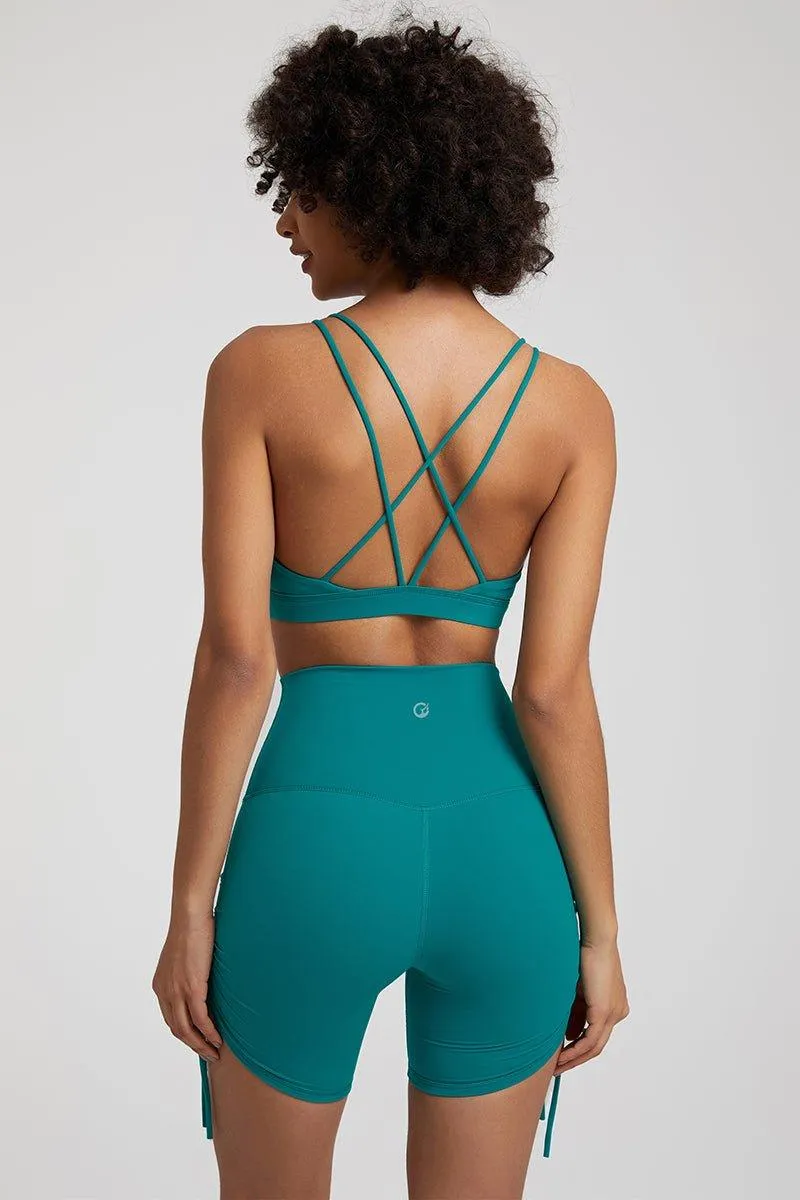 Women's GFIT 2.0 Drawstring Strap Shorts - Athletic Fit Sports Wear
